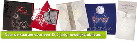 Teksten jubileumkaart 12,5 jarig huwelijksjubileum